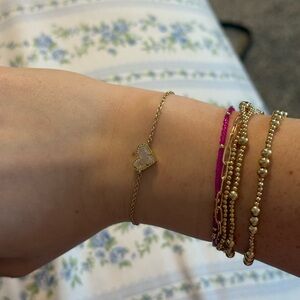 Kendra Scott Gold Heart Bracelet